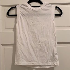 All Saints White Crop tee